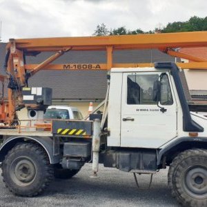 foto 16m platform lift 4x4 Unimog 6.2t Mercedes MB U100 +Inreka