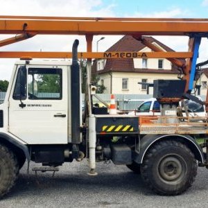 foto 16m platform lift 4x4 Unimog 6.2t Mercedes MB U100 +Inreka